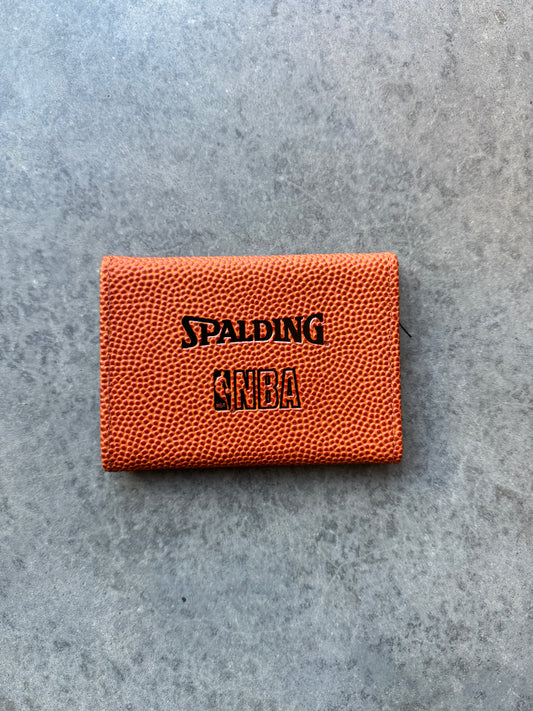90’s NBA Spaulding Basketball Leather Wallet - Brand New