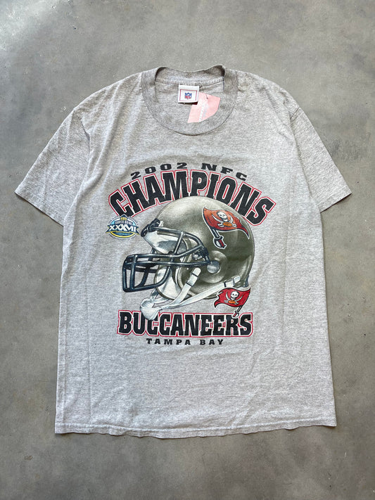 2002 Tampa Bay NFC Champions Vintage NFL Shirt (Medium)