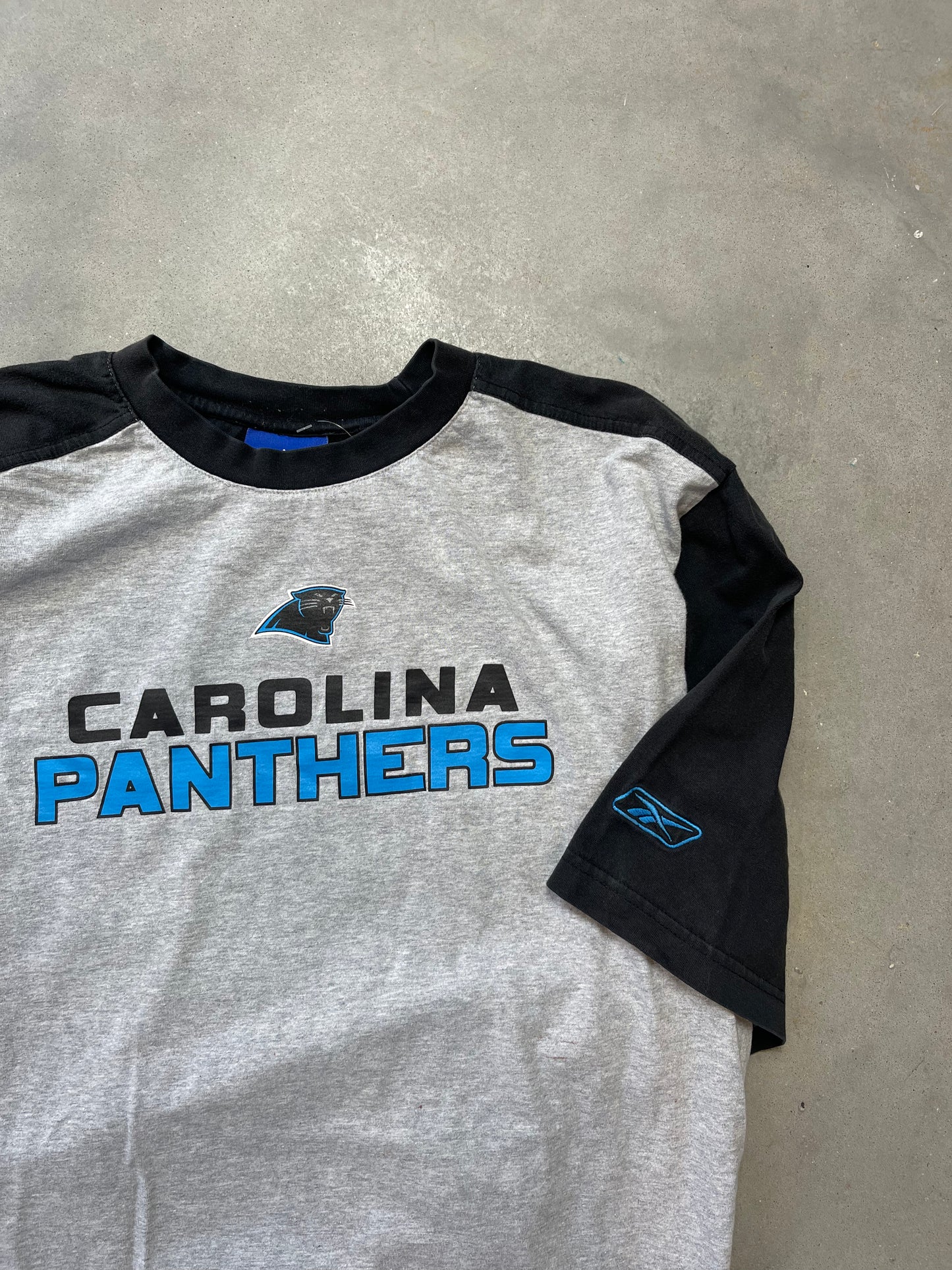 00's Carolina Panthers Two Tone Reebok Vintage NFL Shirt (Large)