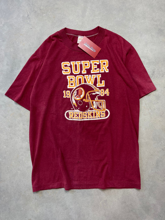 1984 Washington Redskins Super Bowl NFL Thin Vintage Shirt (Large)