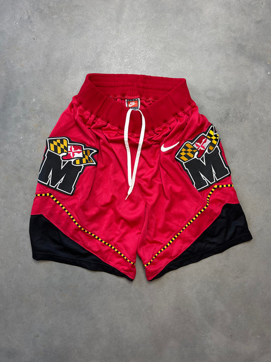 1998 Maryland Terrapins Vintage Nike Team Sports Authentic College Basketball Shorts (36/Large)