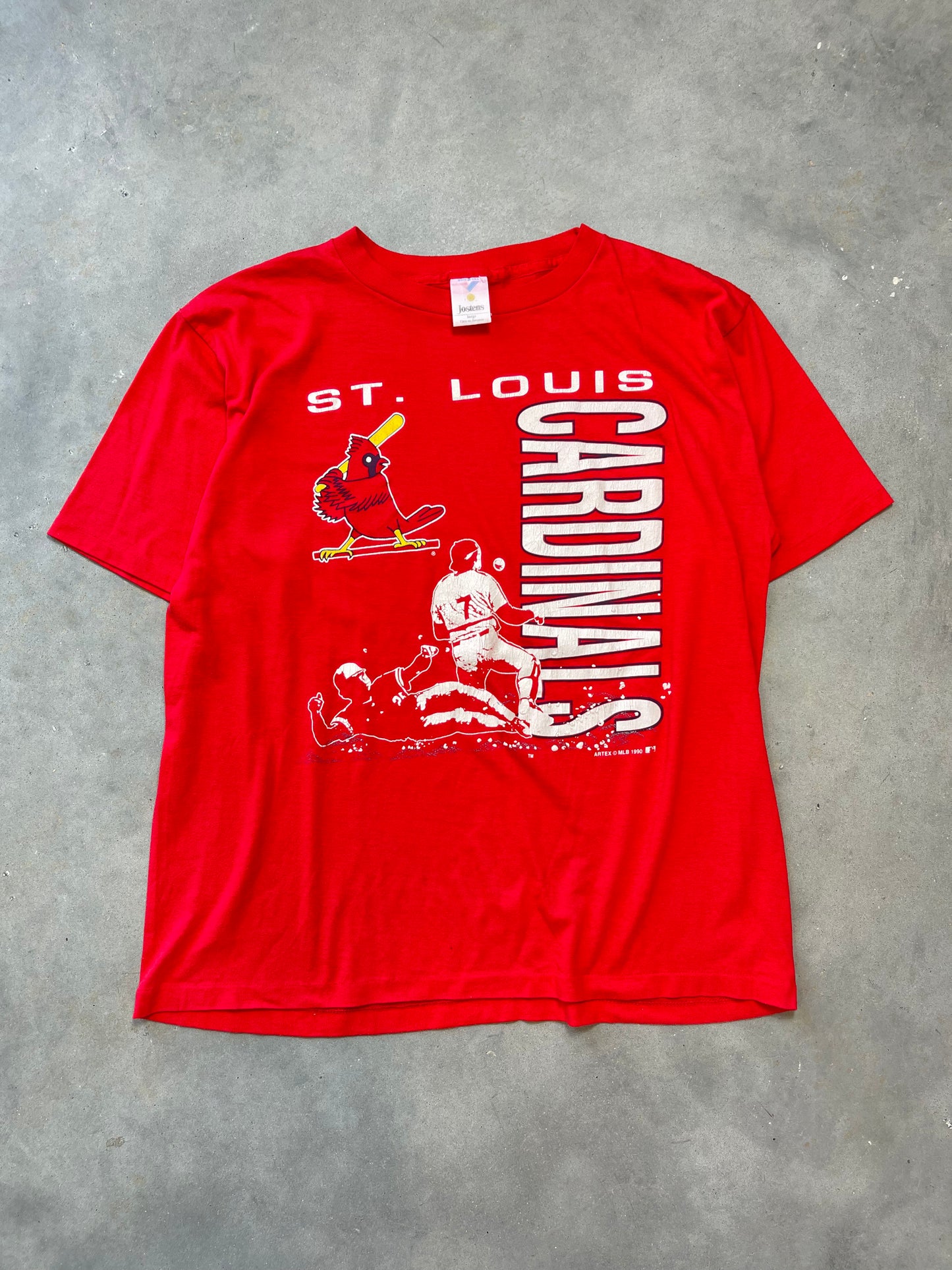 1990 St. Louis Cardinals Vintage MLB Tee (Large)