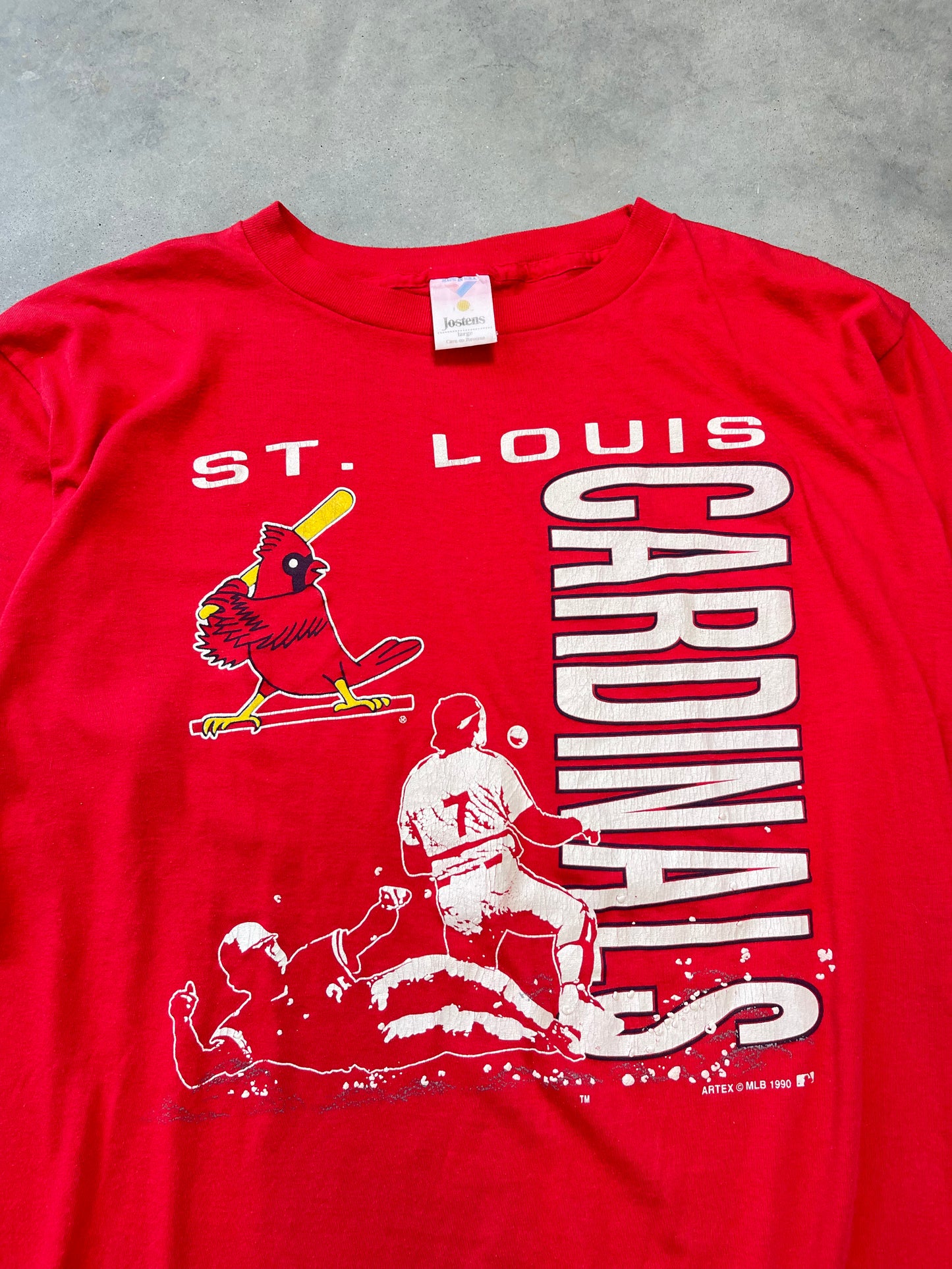 1990 St. Louis Cardinals Vintage MLB Tee (Large)