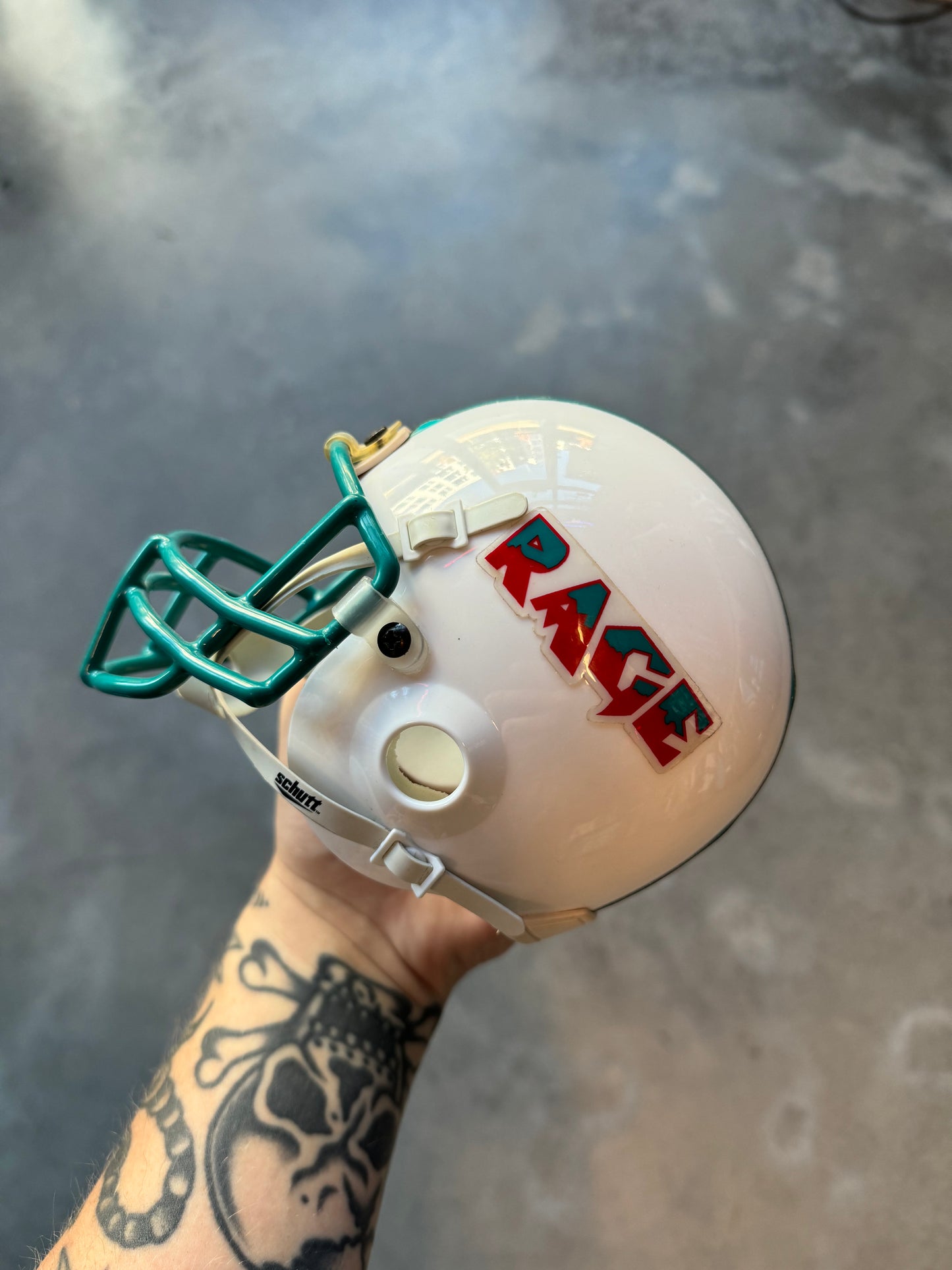 90’s Charlotte Rage AFL Arena Football League Collectible Replica Mini Helmet