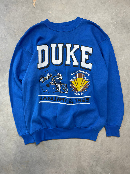 1995 Duke Blue Devils Vintage Hall of Fame Bowl College Football Crewneck - Deadstock (Large)