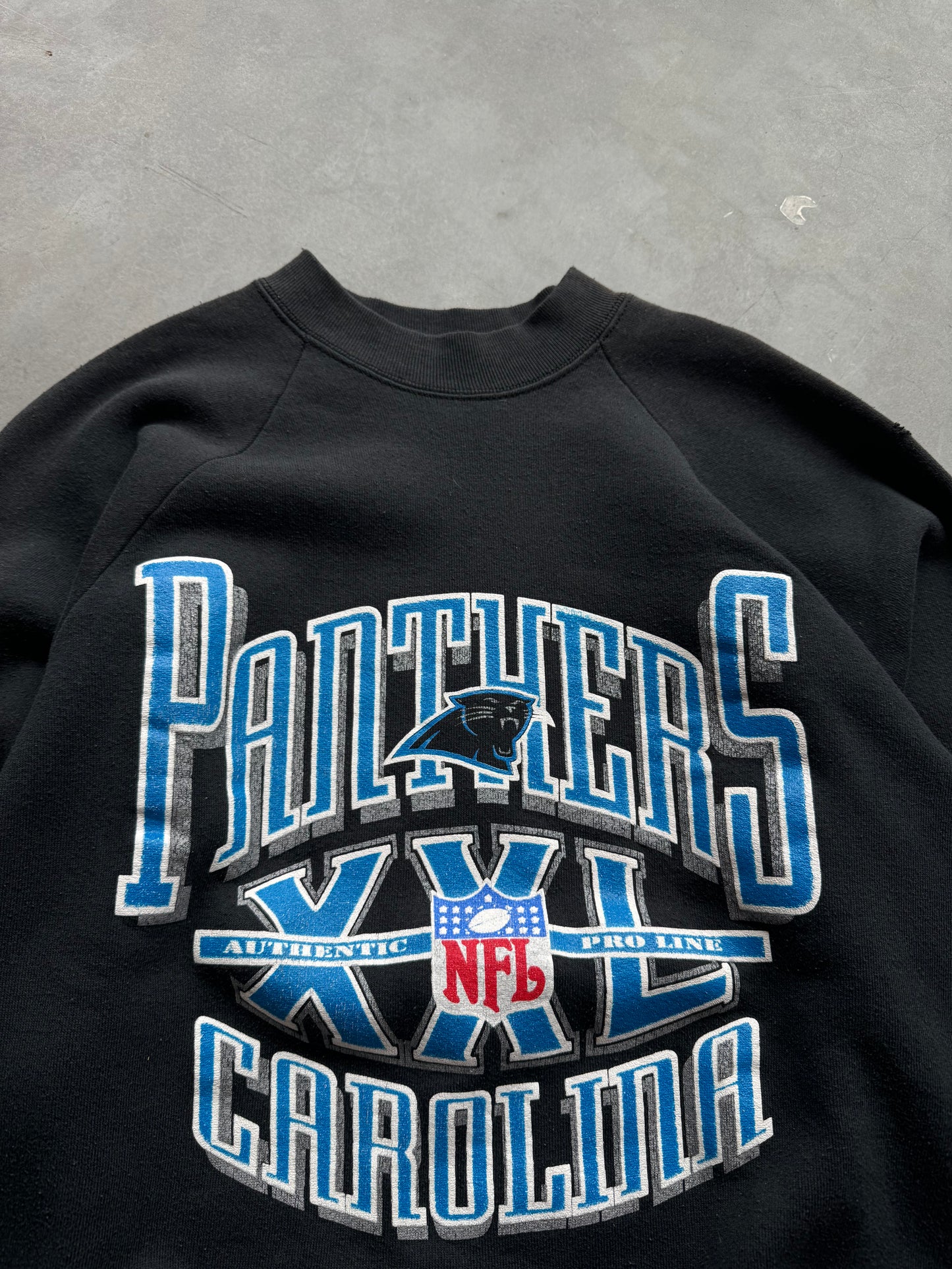 90’s Carolina Panthers Vintage NFL Pro Line Crewneck (Medium)