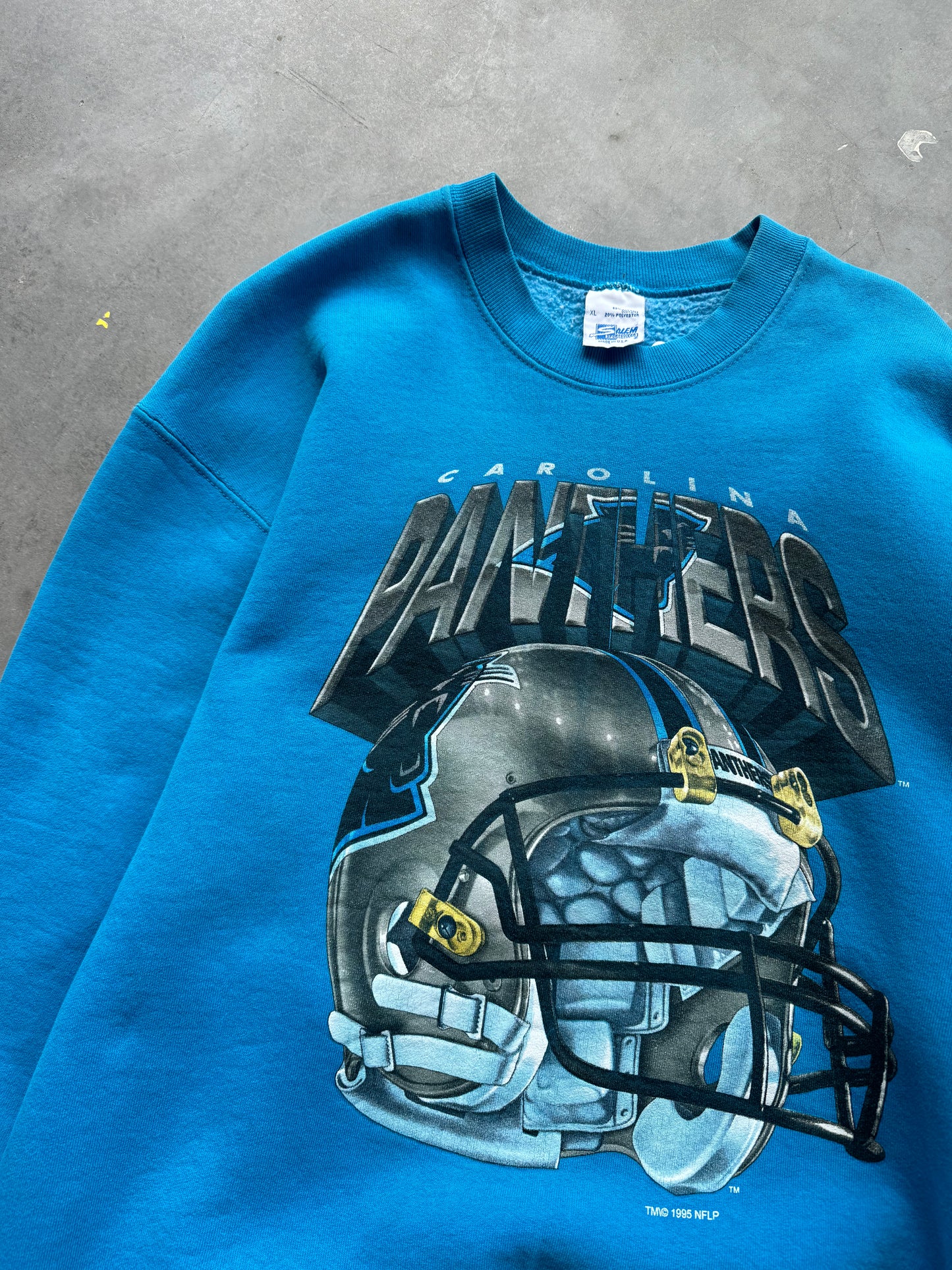 1995 Carolina Panthers Vintage Heavyweight NFL Salem Sportswear Crewneck (XL)