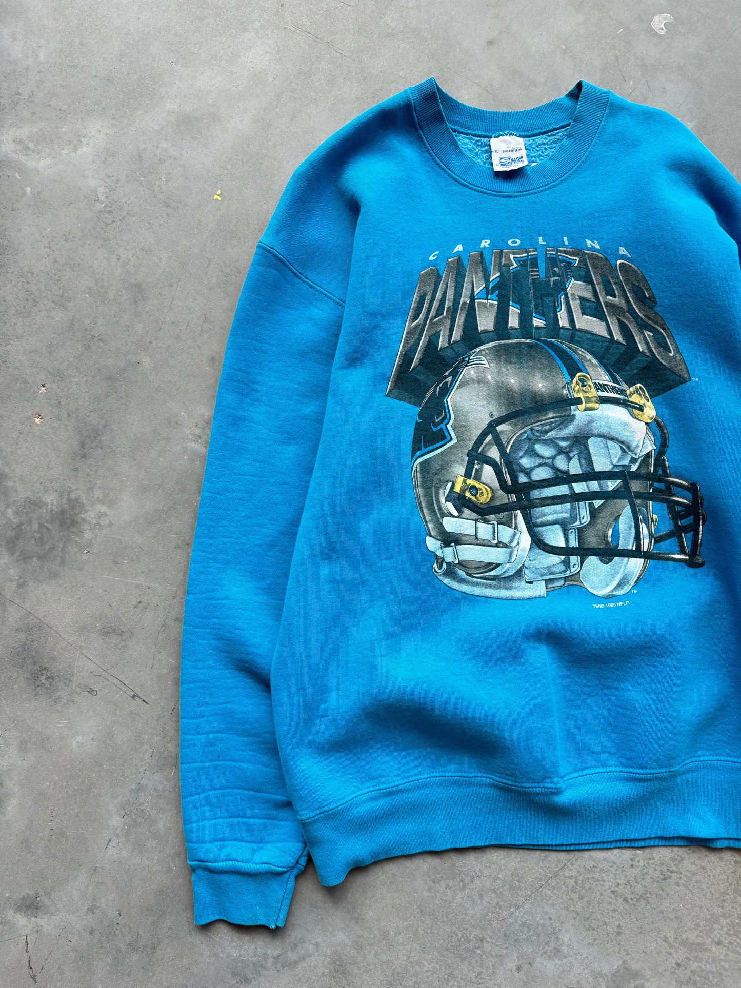 1995 Carolina Panthers Vintage Heavyweight NFL Salem Sportswear Crewneck (XL)