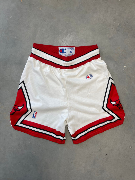 90’s Chicago Bulls Vintage Champion Euro Release NBA Shorts (Small)
