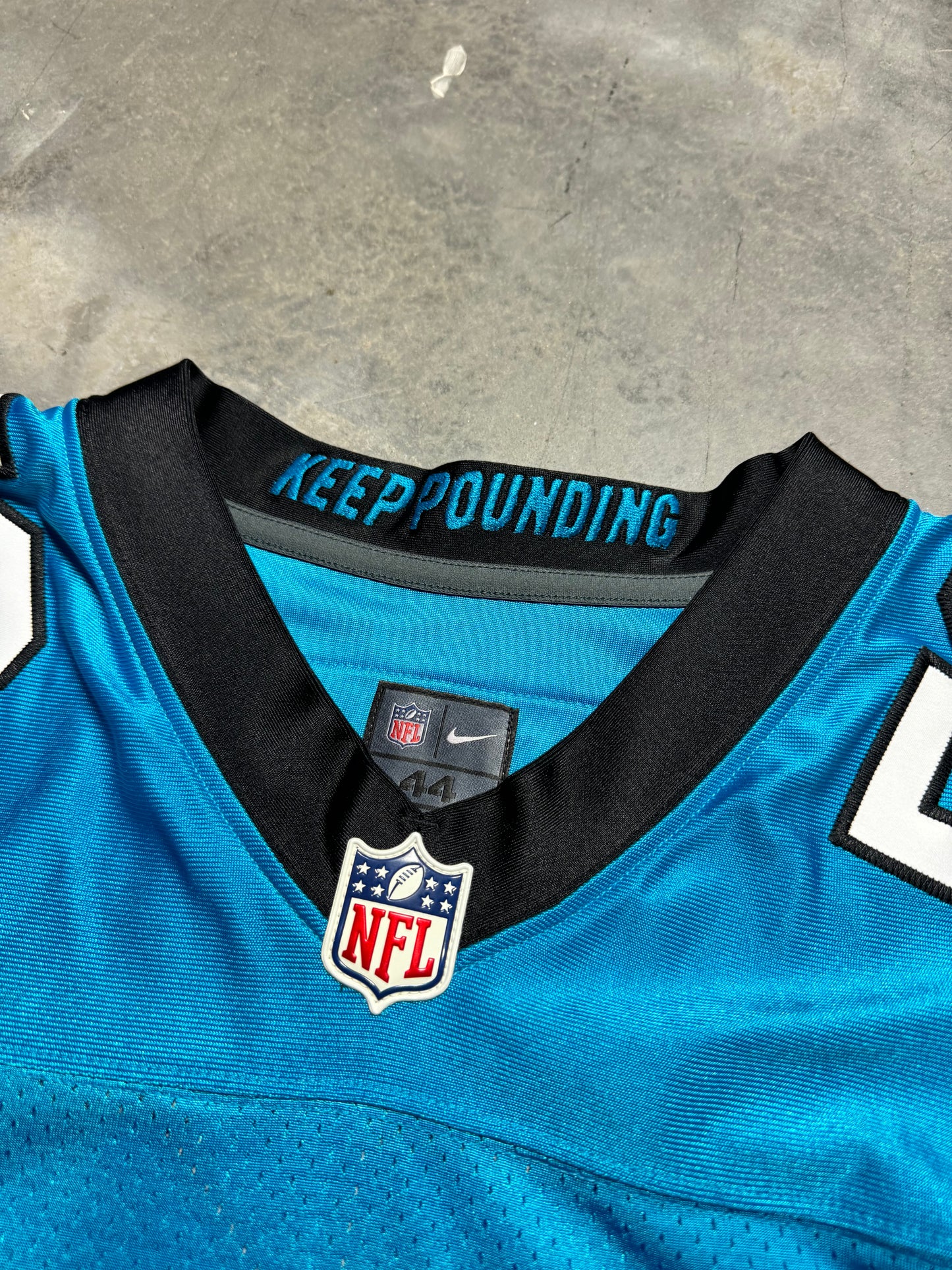 2014 Carolina Panthers Luke Kuechly Alternate Blue Nike Fully Stitched On Field Authentic NFL Jersey (44/Large)