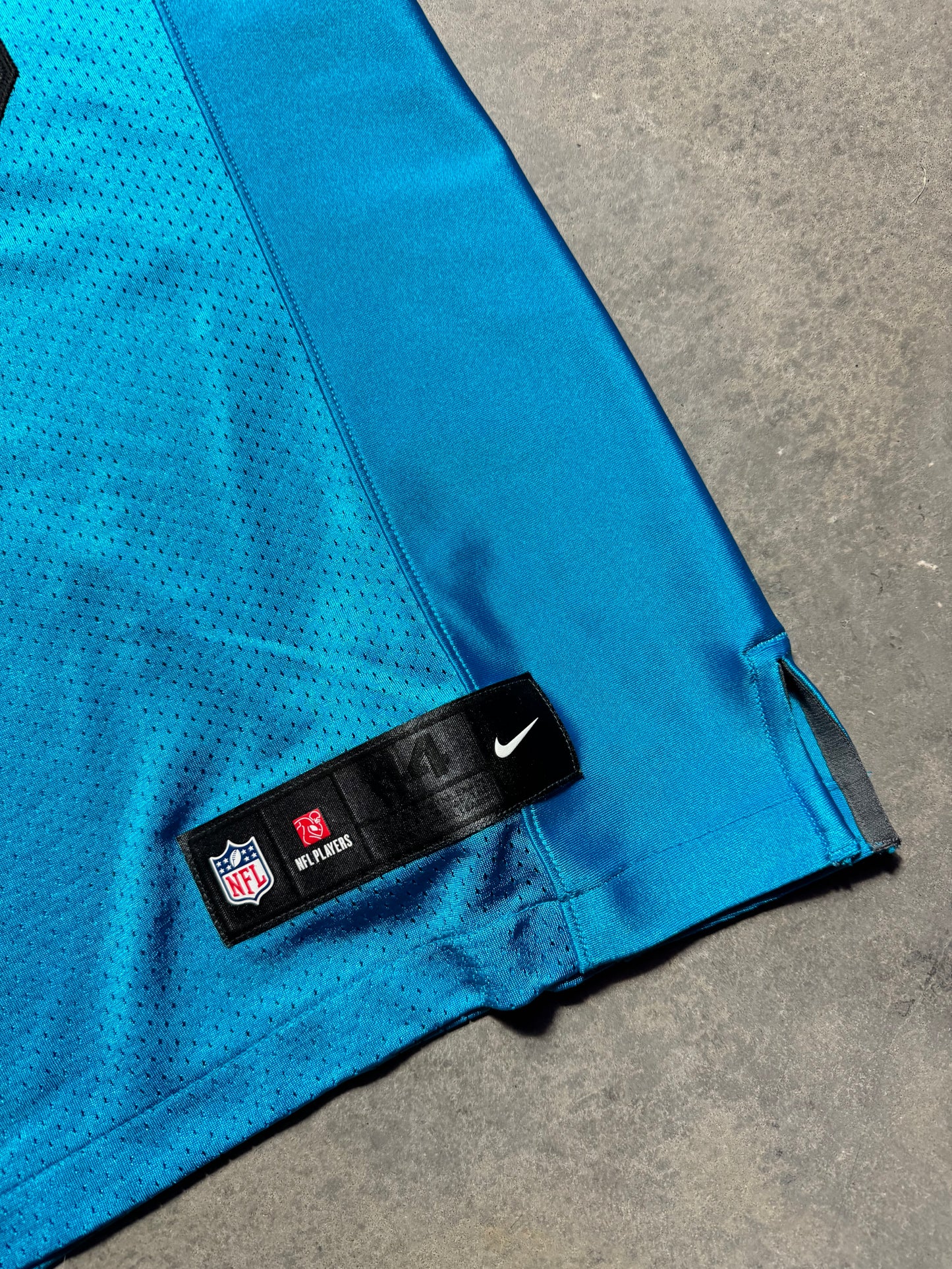 2014 Carolina Panthers Luke Kuechly Alternate Blue Nike Fully Stitched On Field Authentic NFL Jersey (44/Large)