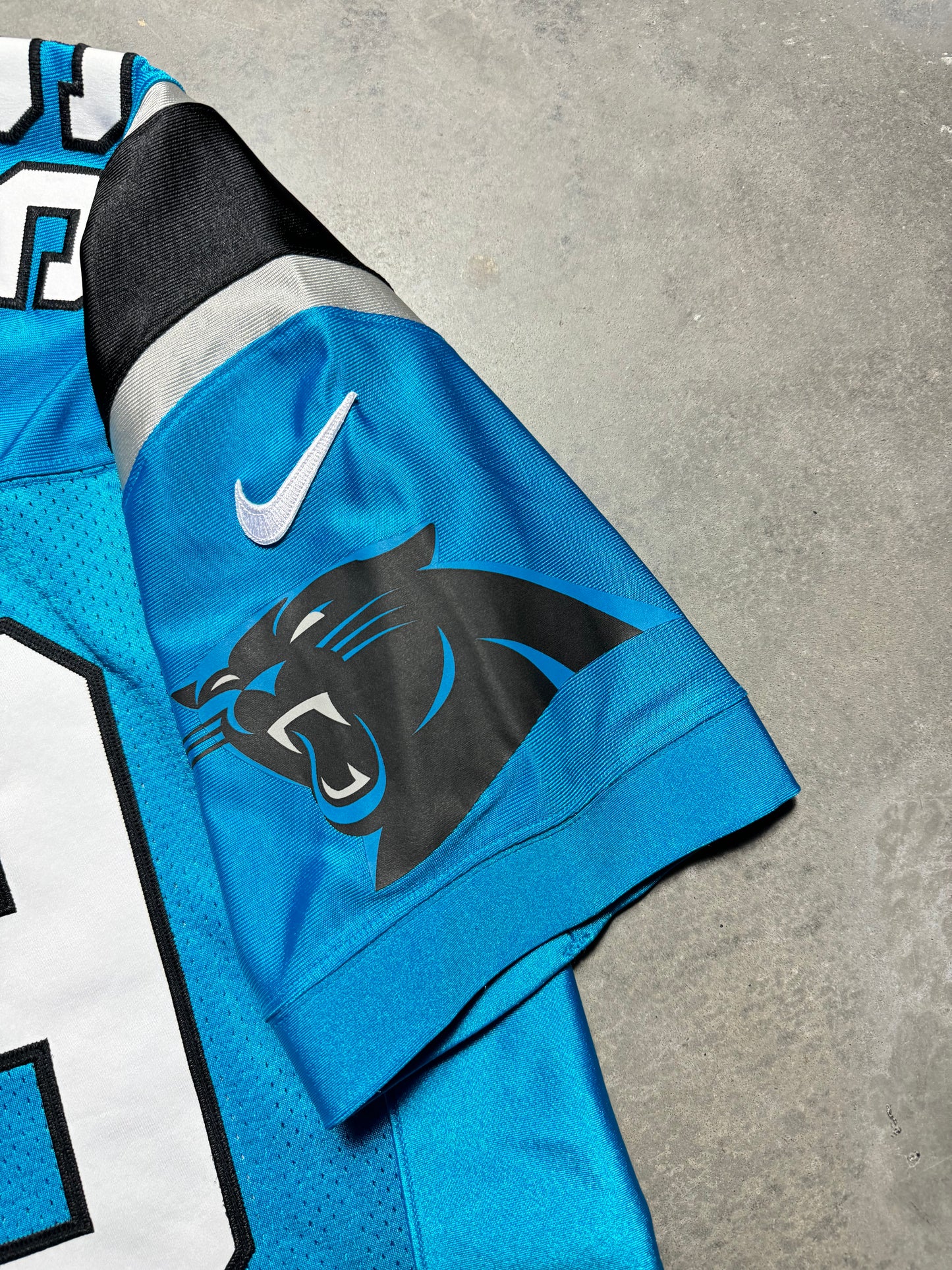 2014 Carolina Panthers Luke Kuechly Alternate Blue Nike Fully Stitched On Field Authentic NFL Jersey (44/Large)