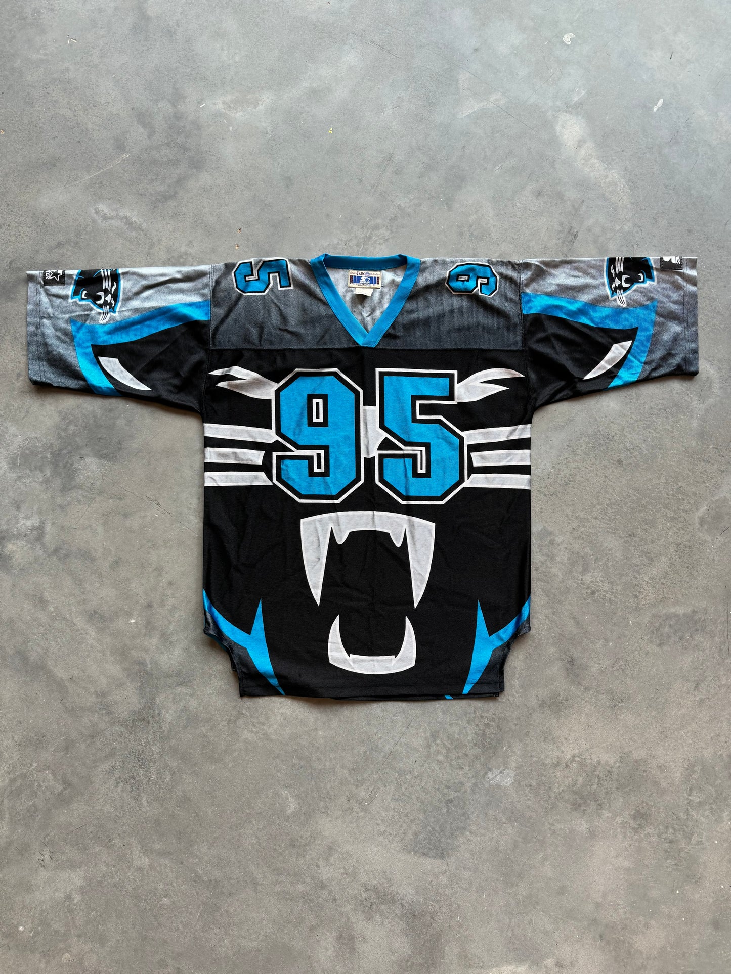 1995 Carolina Panthers Vintage Big Face Starter NFL Football Jersey (L –  Locker Room CLT