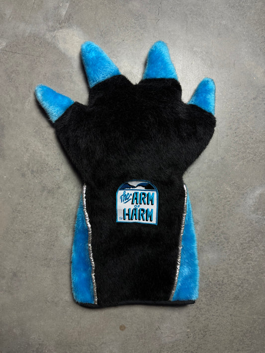 90’s Carolina Panthers Faux Fur Vintage Sir Purr “Arm of Harm” Super Fan Glove
