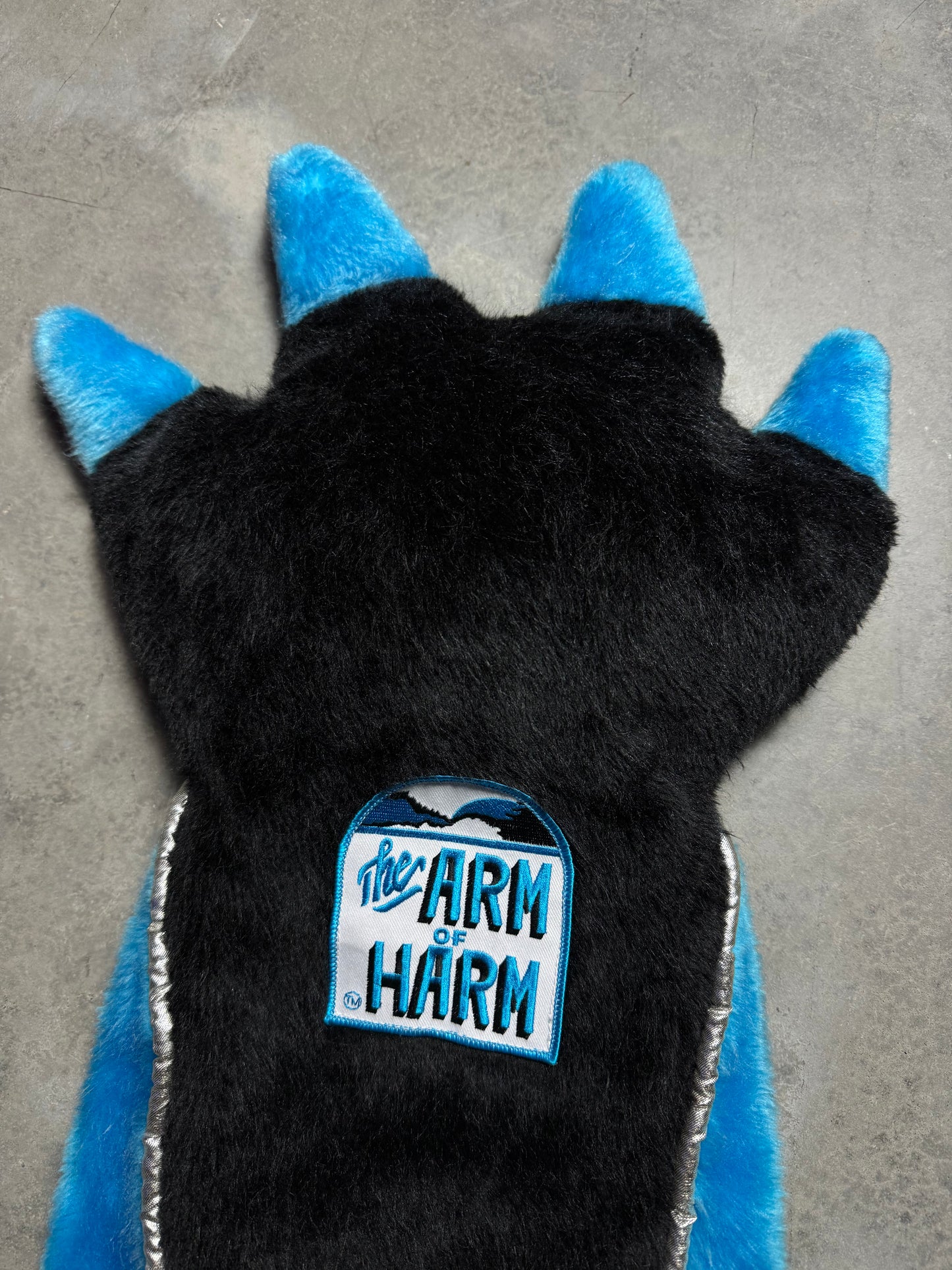 90’s Carolina Panthers Faux Fur Vintage Sir Purr “Arm of Harm” Super Fan Glove