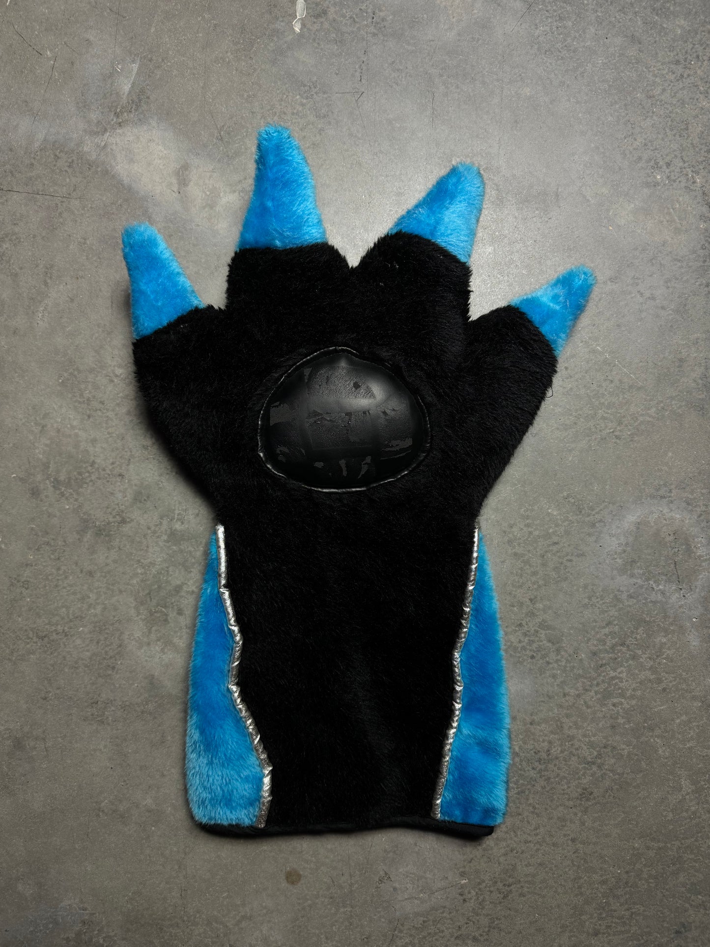 90’s Carolina Panthers Faux Fur Vintage Sir Purr “Arm of Harm” Super Fan Glove