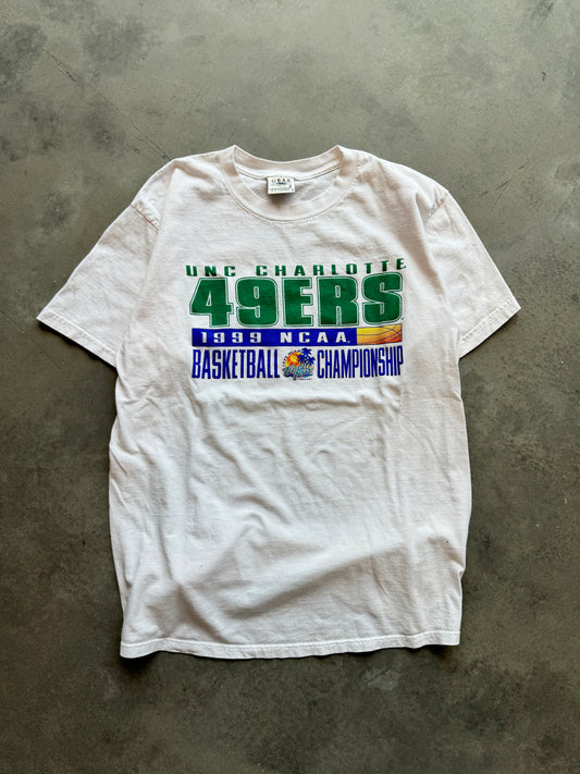 1999 UNC Charlotte 49ers NCAA Tournament Vintage College Tee (Large)