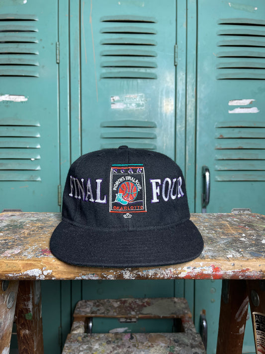 1996 Charlotte Women’s Final Four Vintage Big Logo College Basketball Snapback Hat (OSFA)