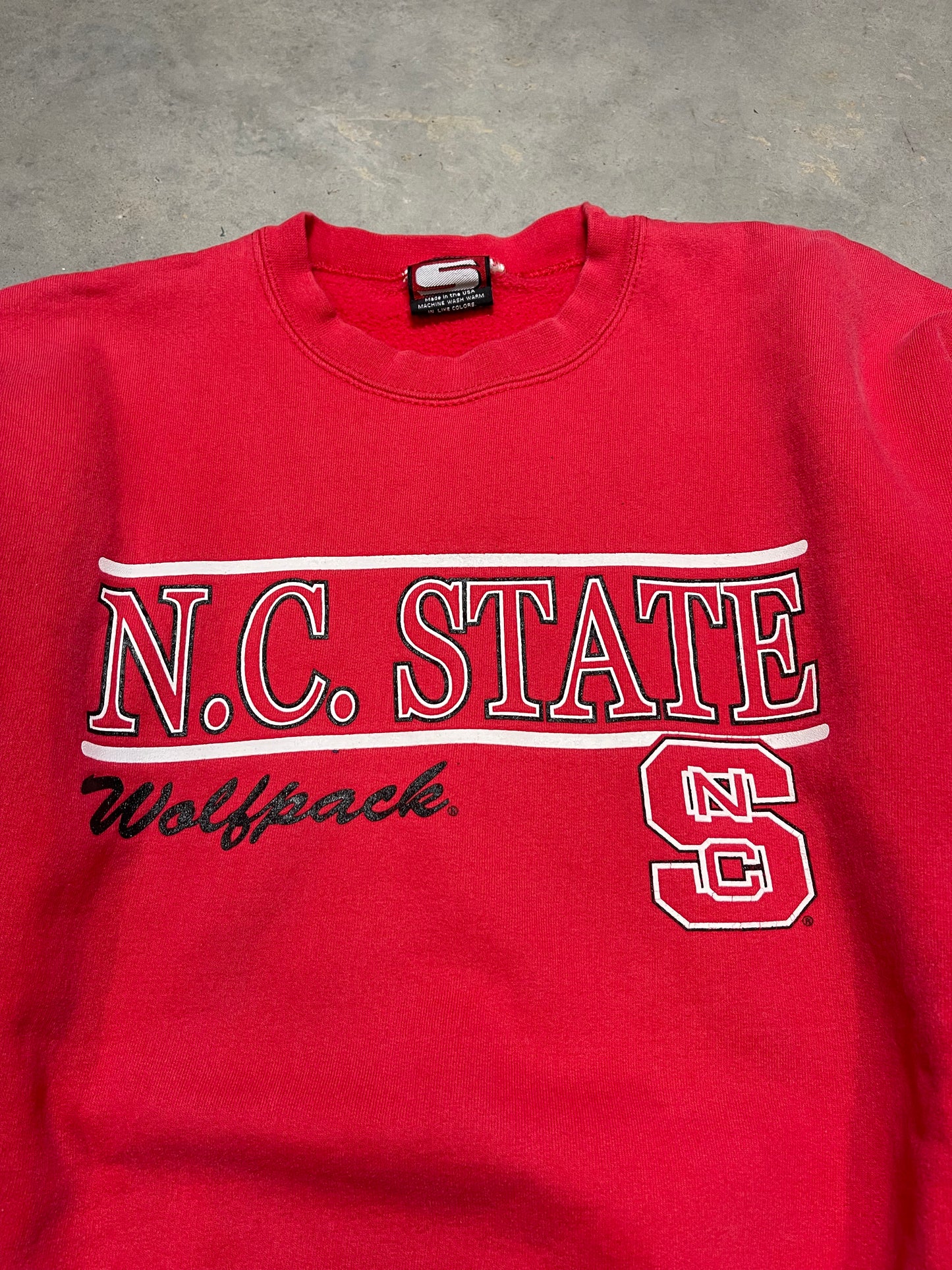 90’s NC State Wolfpack Vintage College Crewneck (Medium)