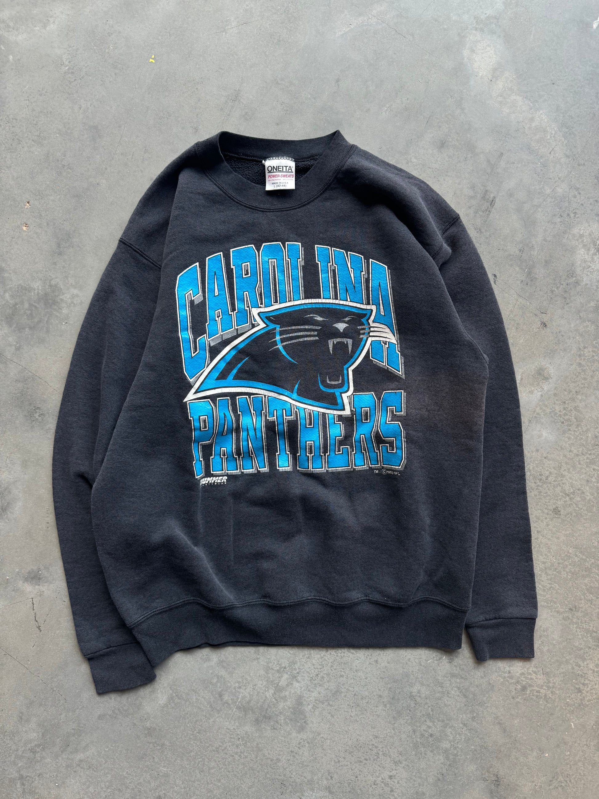 Carolina panthers vintage sweatshirt best sale