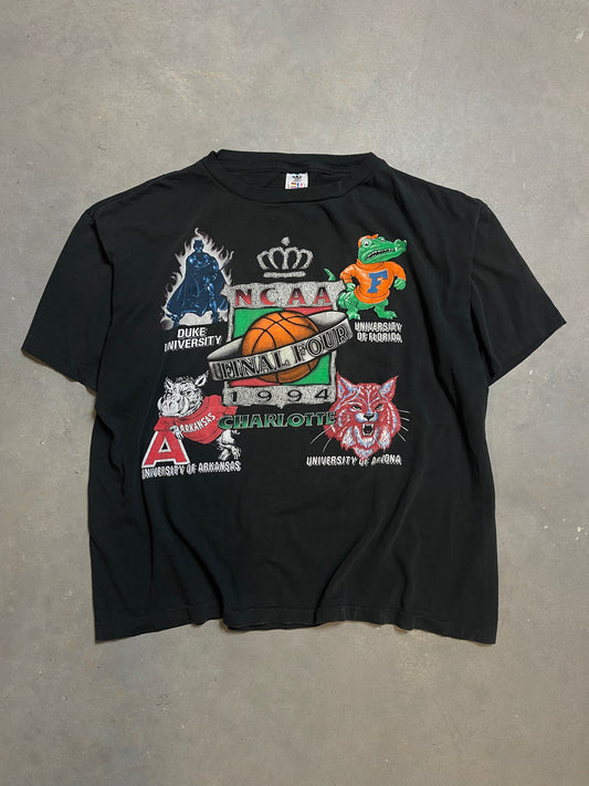 1994 Charlotte Final Four Vintage Illustrated Mascots Tee (Boxy Large)