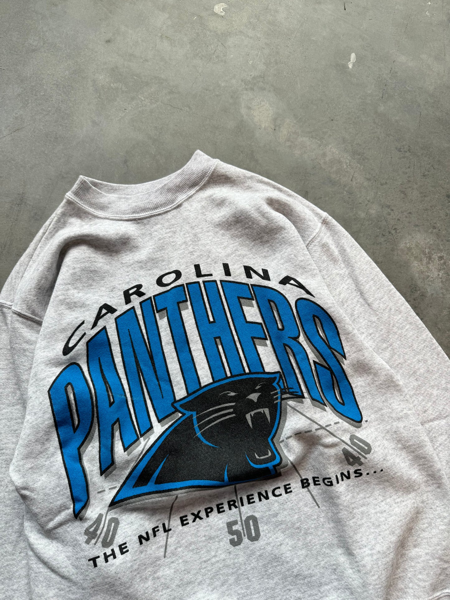 1993 Carolina Panthers “The NFL Experience Begins” Vintage Crewneck (Medium)