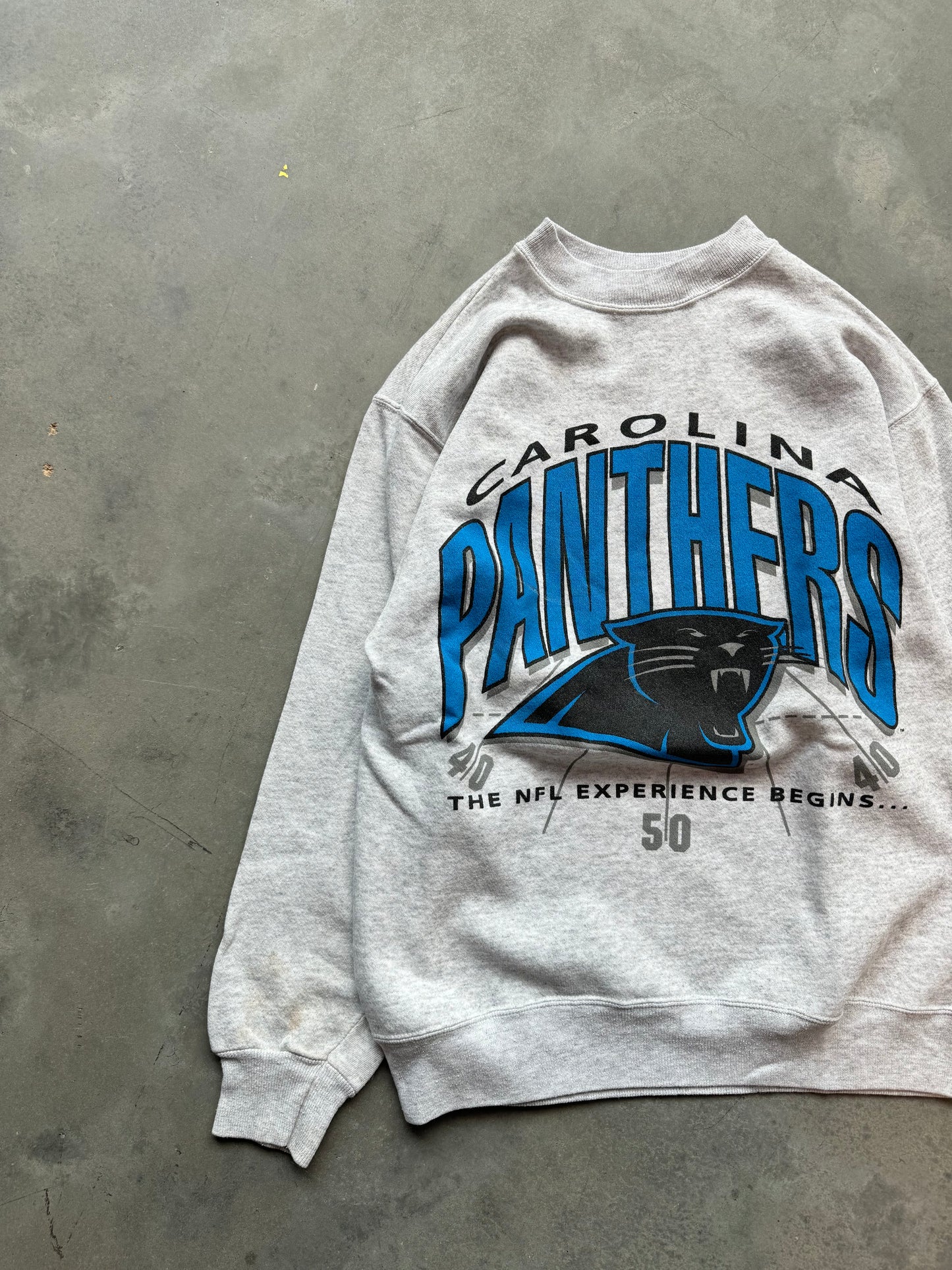 1993 Carolina Panthers “The NFL Experience Begins” Vintage Crewneck (Medium)