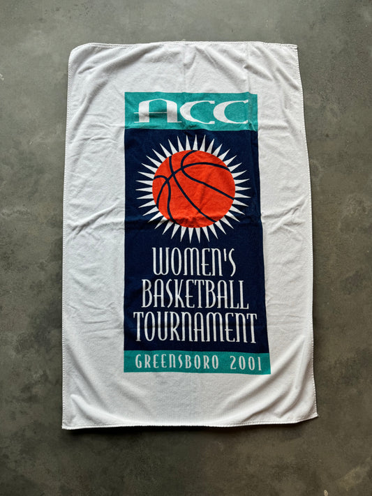 2001 ACC Greensboro Women’s Basketball Tournament Towel