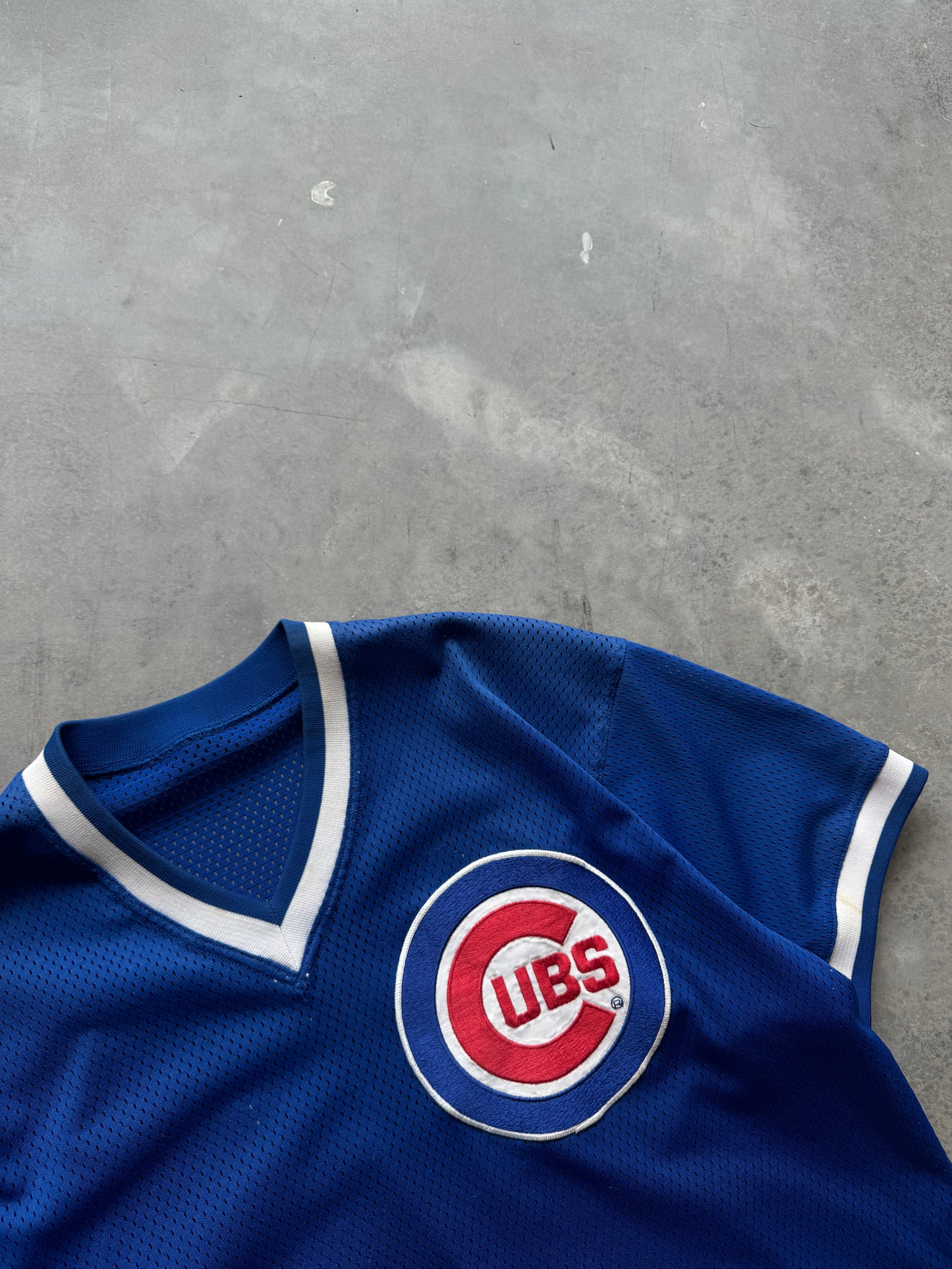 90’s Chicago Cubs Ryne Sandberg Vintage Majestic Batting Practice MLB Jersey (XXL)