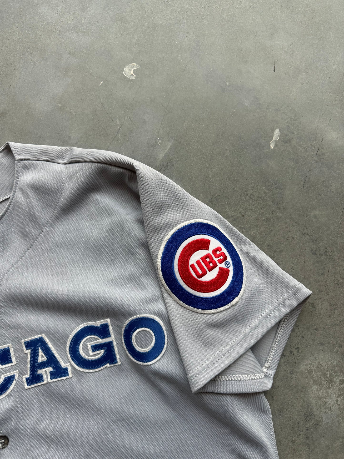 1990 Chicago Cubs Road Grey Vintage One Year Style Rawlings Stitched Authentic MLB Jersey (52/XXL)