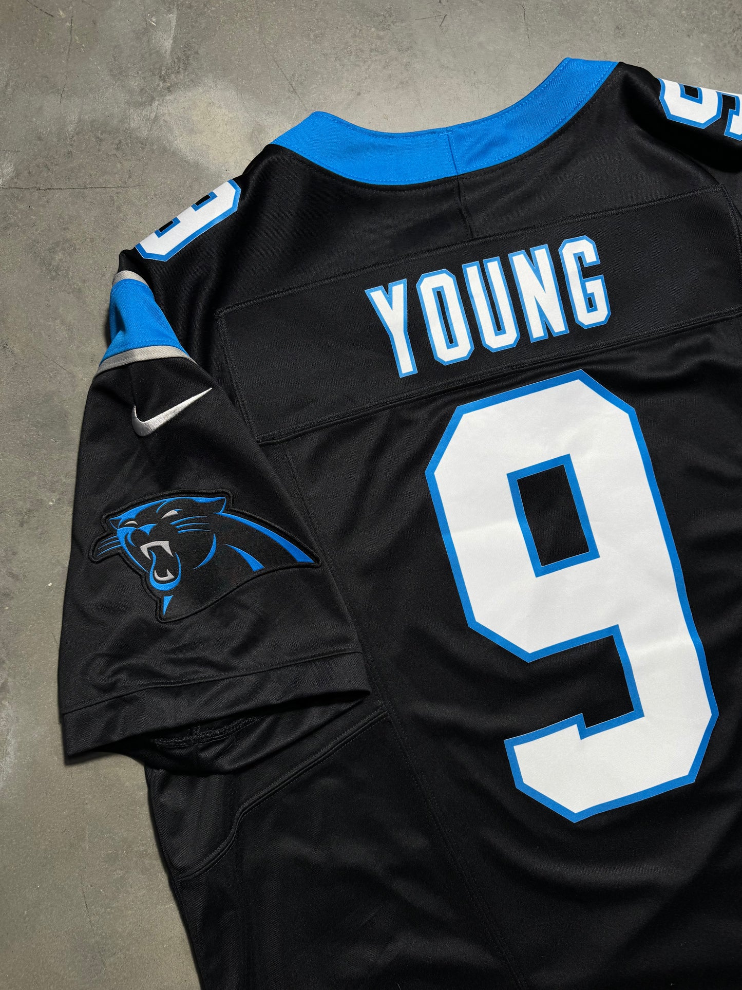 2024 Carolina Panthers Bryce Young Black Nike Vapor Limited NFL Jersey (XXL)