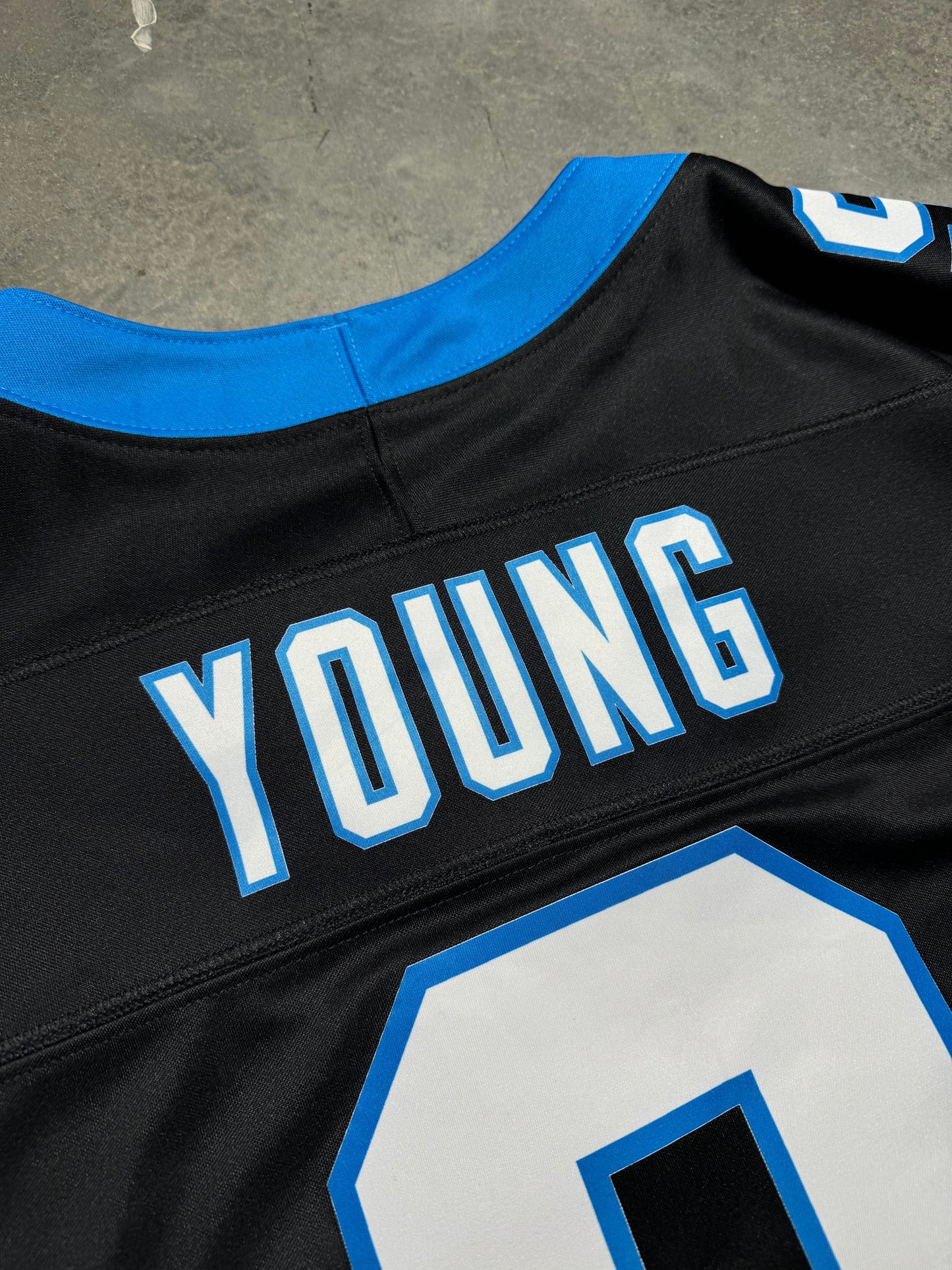 2024 Carolina Panthers Bryce Young Black Nike Vapor Limited NFL Jersey (XXL)