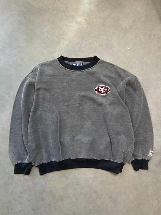 90’s San Francisco 49ers Vintage Knitted NFL Starter Crewneck (Small)