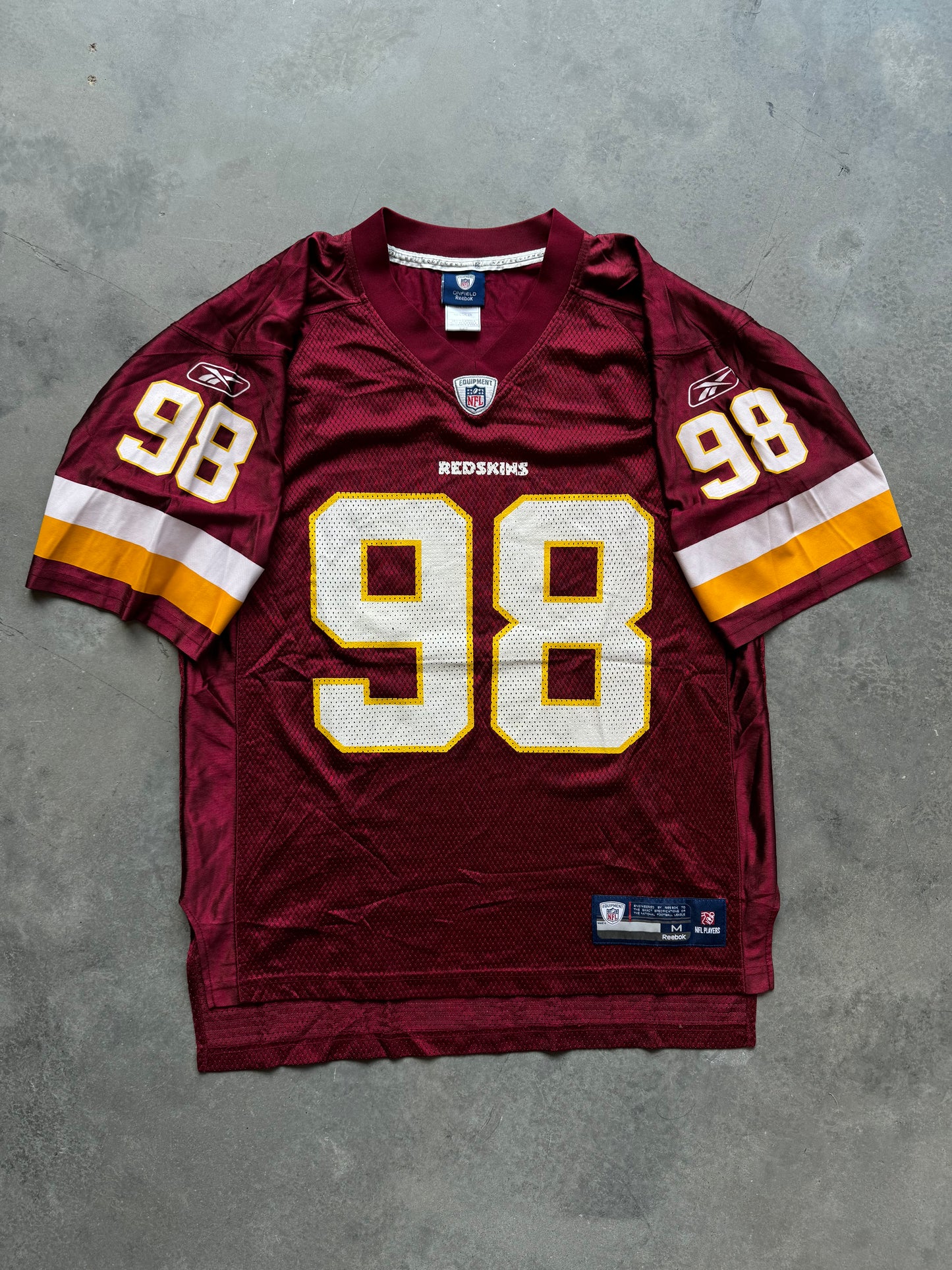 00’s Washington Redskins Brian Orakpo Vintage Reebok Maroon NFL Jersey (Medium)