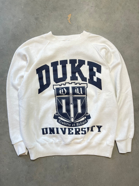 80’s Duke University Blue Devils Vintage College Crewneck (Medium)