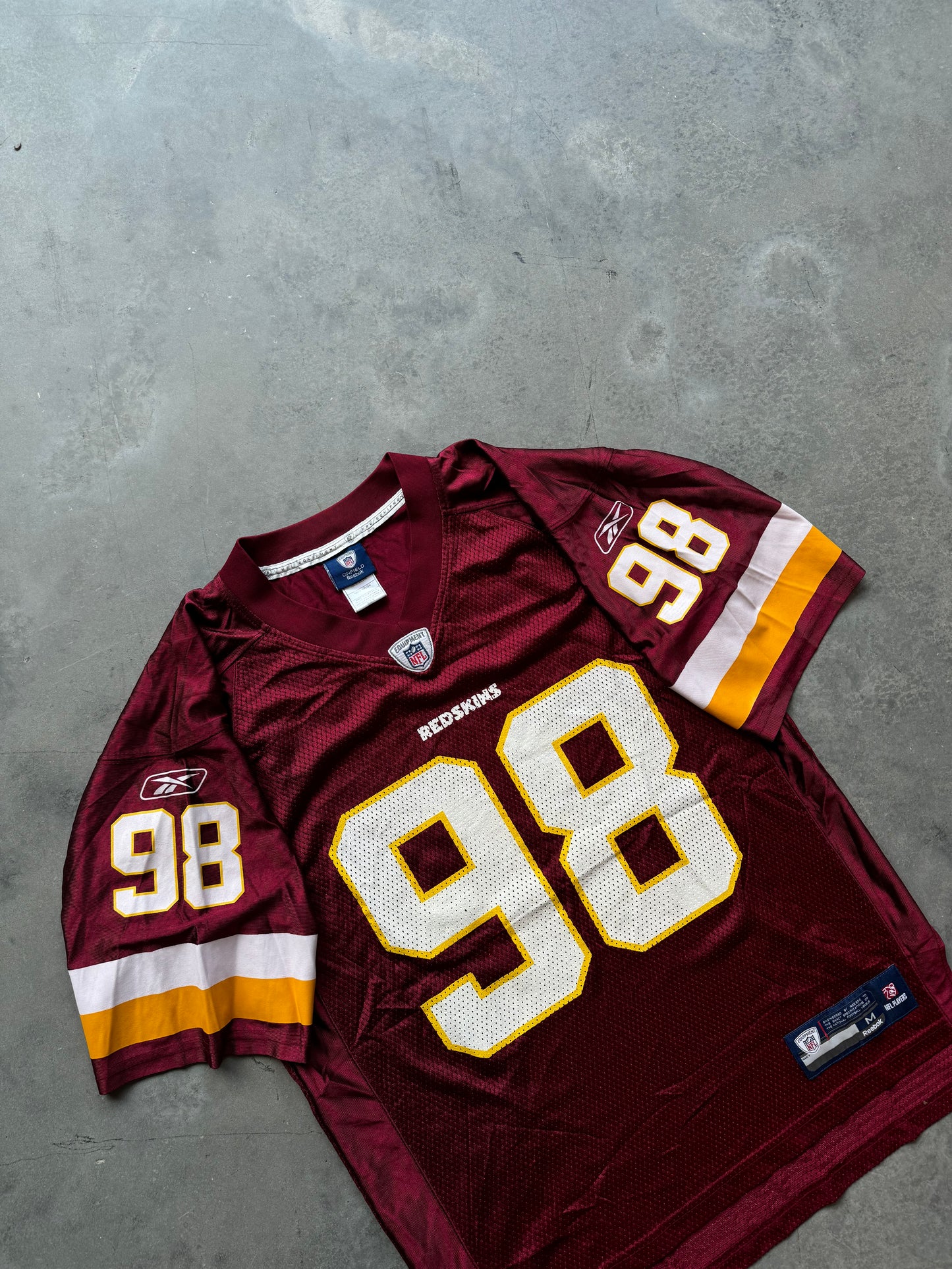 00’s Washington Redskins Brian Orakpo Vintage Reebok Maroon NFL Jersey (Medium)