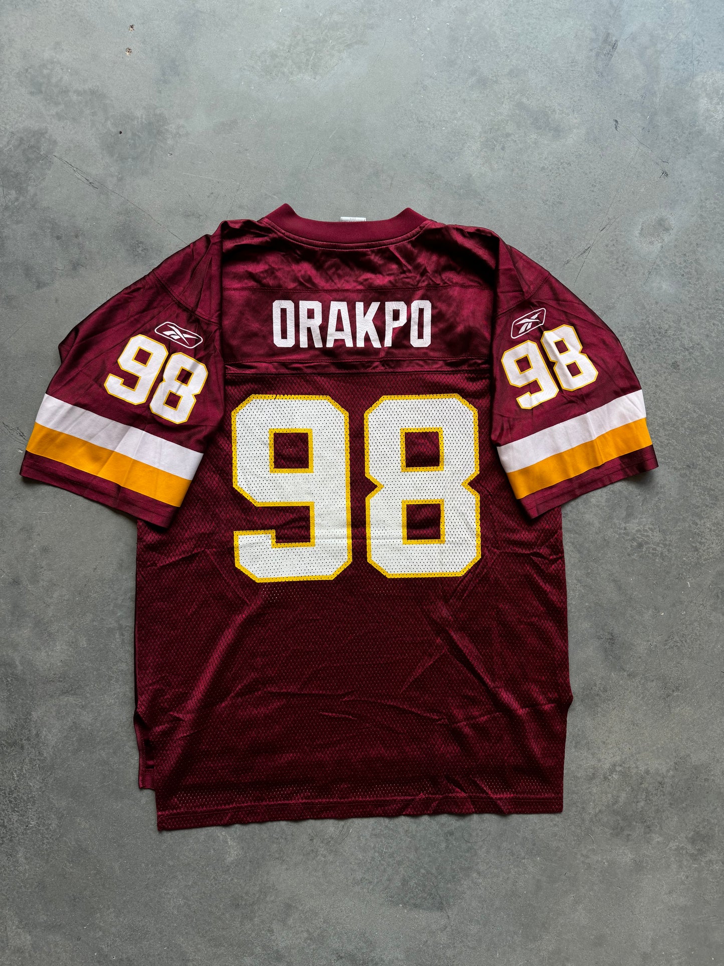 00’s Washington Redskins Brian Orakpo Vintage Reebok Maroon NFL Jersey (Medium)