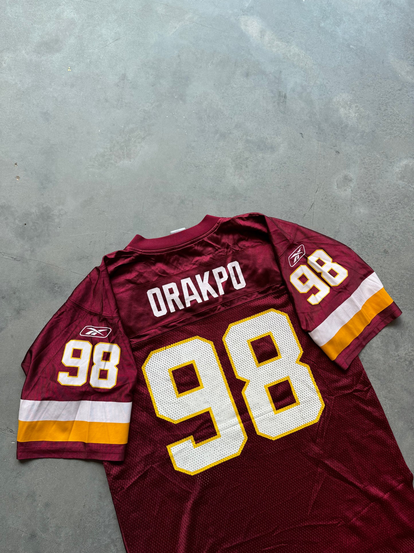 00’s Washington Redskins Brian Orakpo Vintage Reebok Maroon NFL Jersey (Medium)