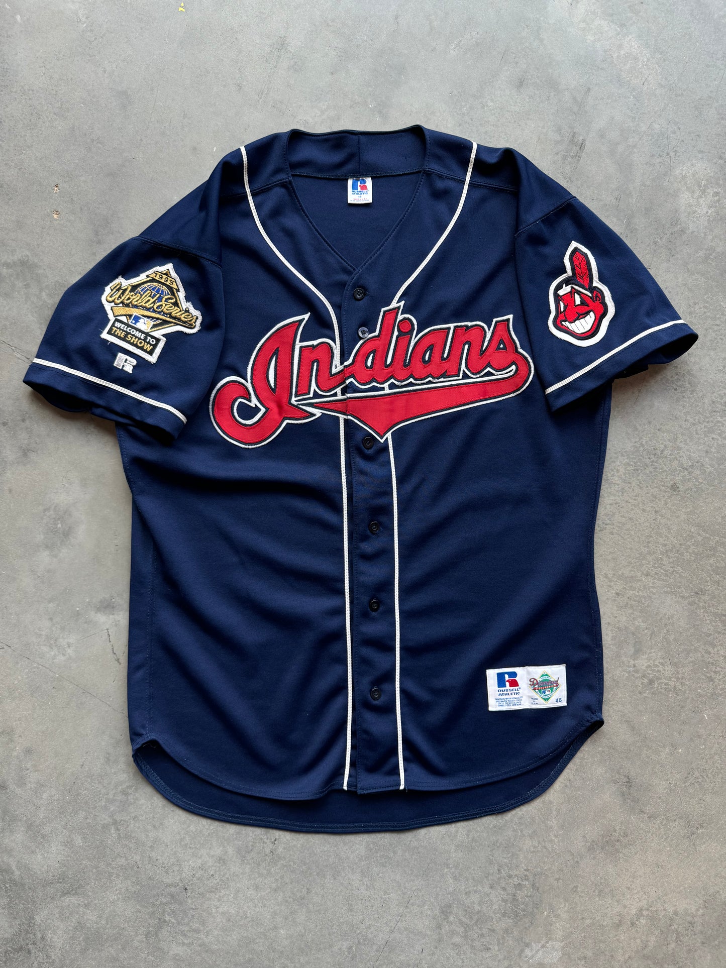 Indians world series jersey hotsell