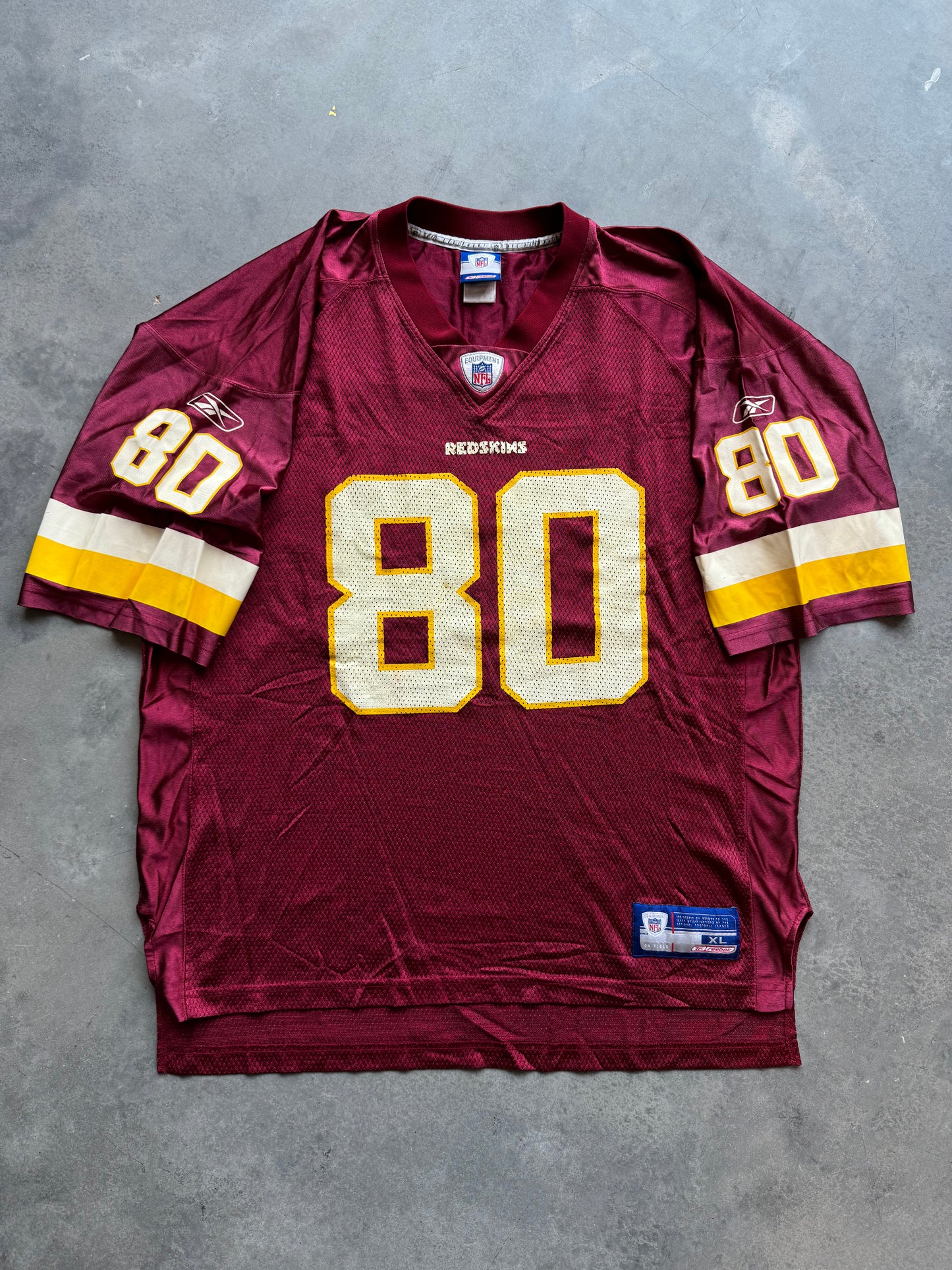 00’s Washington Redskins Laveranues Coles Vintage Reebok NFL Jersey (XL)