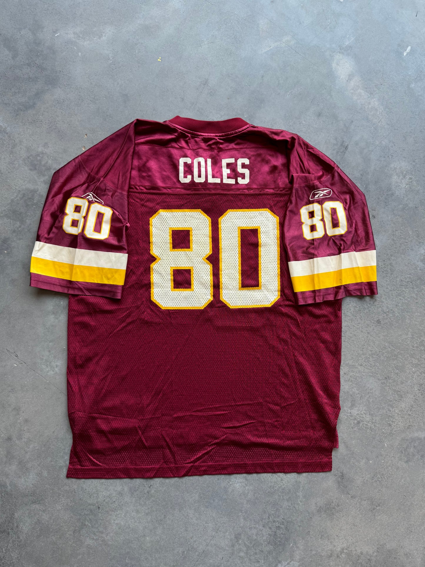 00’s Washington Redskins Laveranues Coles Vintage Reebok NFL Jersey (XL)