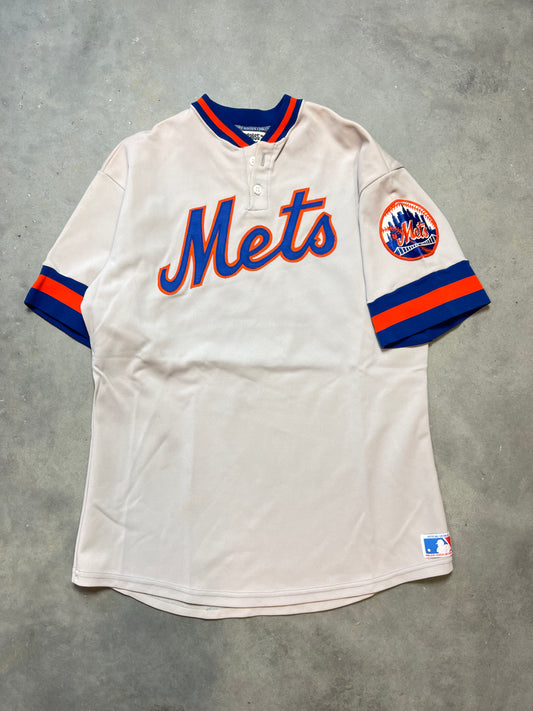 80’s New York Mets Vintage Sand-Knit MLB Jersey (Large)