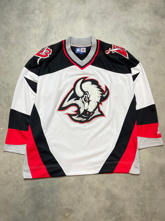 90’s Buffalo Sabres “Goat” Vintage Starter NHL Hockey Jersey (Large)