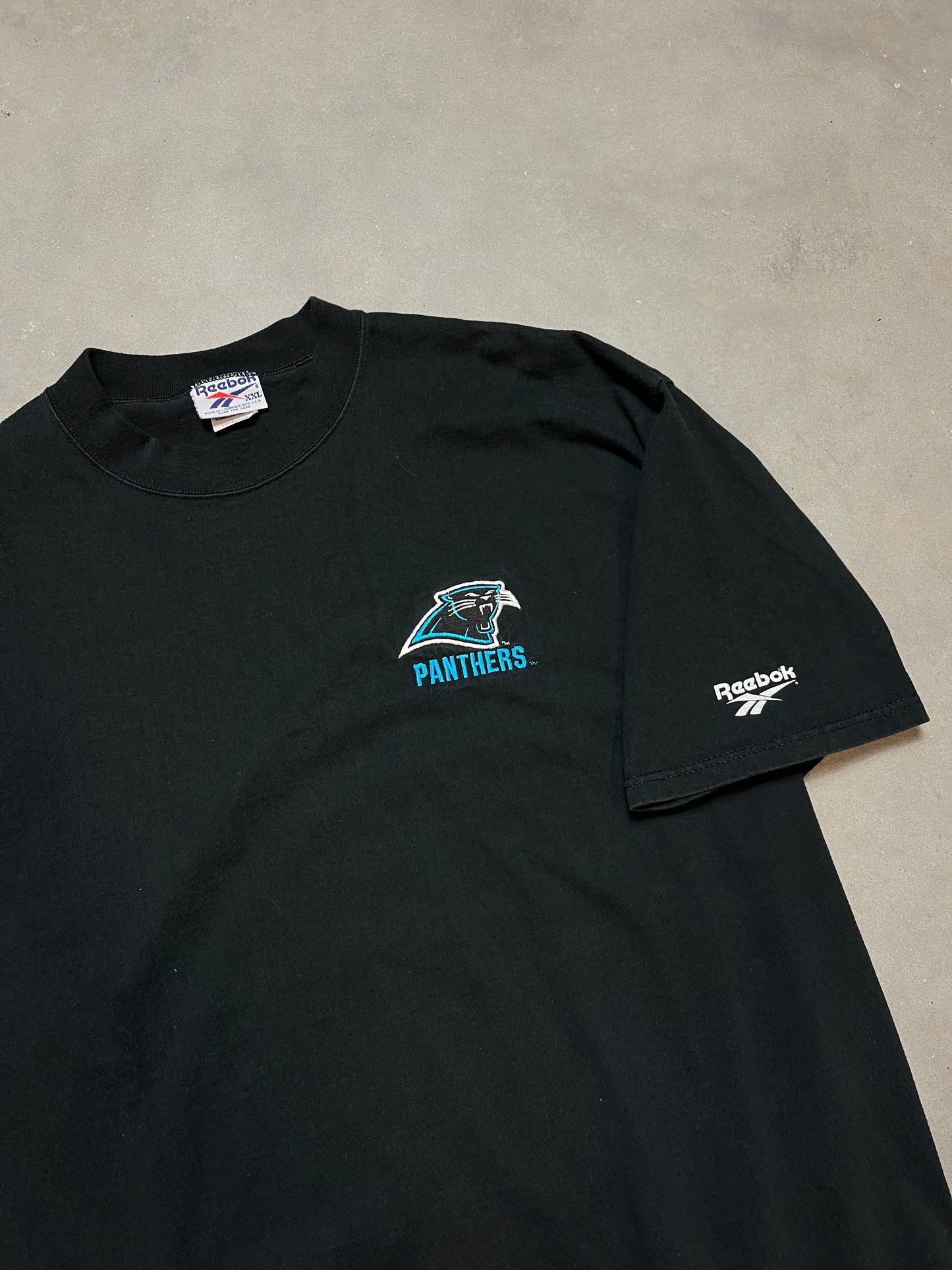 1995 Carolina Panthers Vintage Reebok Embroidered NFL Tee (XXL)