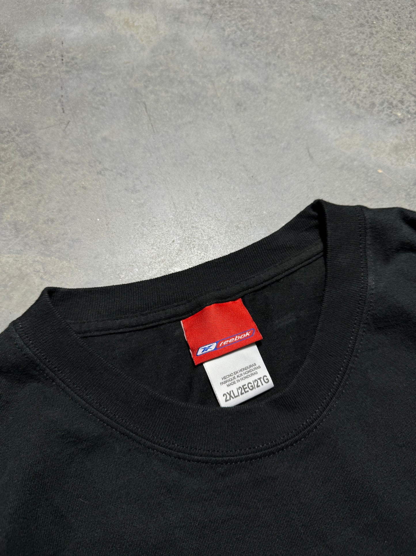 2003 Carolina Panthers Vintage Black Reebok NFC Champions Super Bowl XXXVIII NFL Tee - Deadstock (XXL)