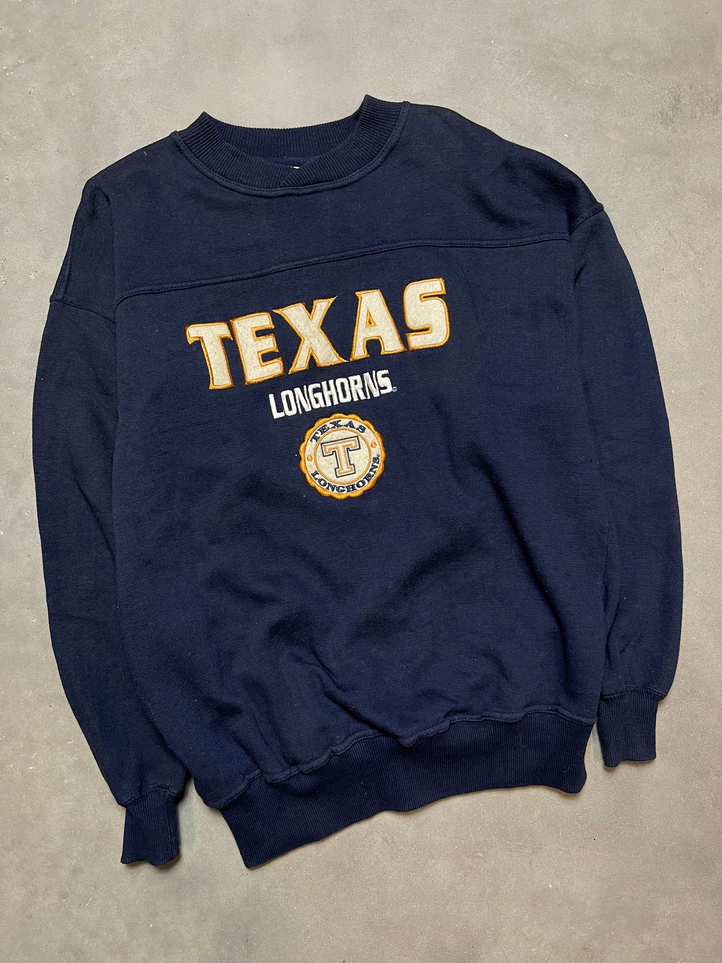 90’s Texas Longhorns Vintage Embroidered College Crewneck (Large)