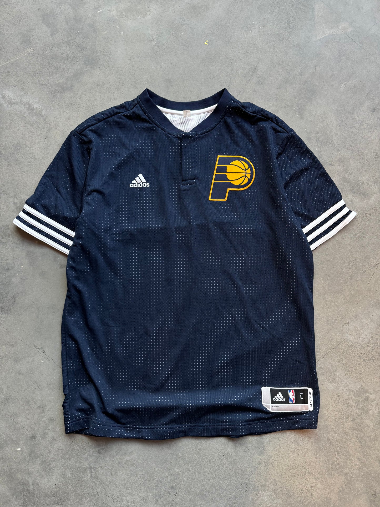 2015/2016 Indiana Pacers Adidas Team Issued NBA Shooting Shirt (Large)