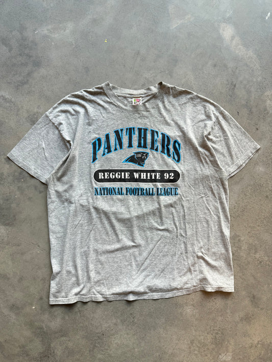 2000 Carolina Panthers Reggie White Arch Logo Practice Style NFL Tee (XXL)