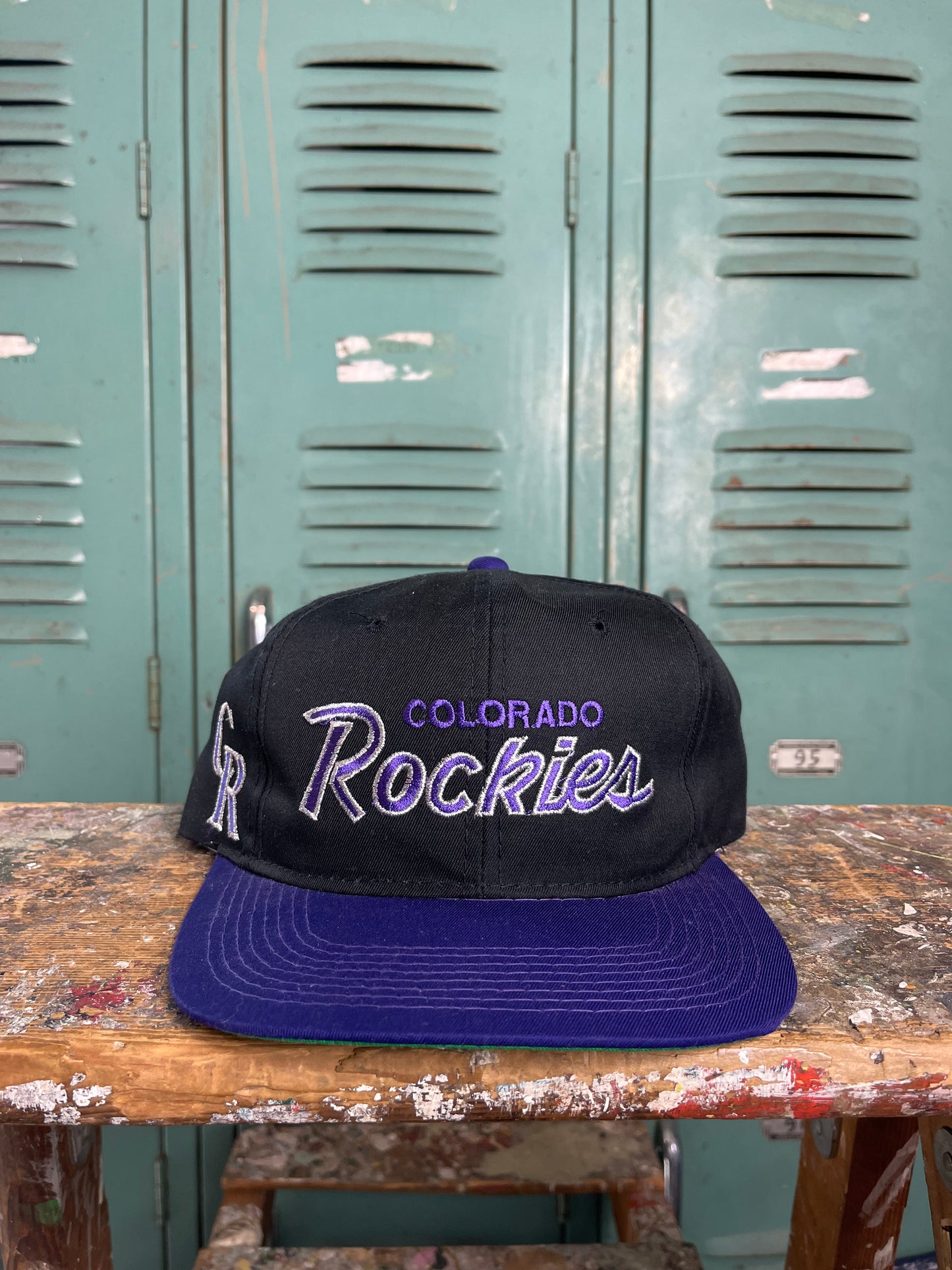 90s Colorado Rockies Sports Specialties Script Hat