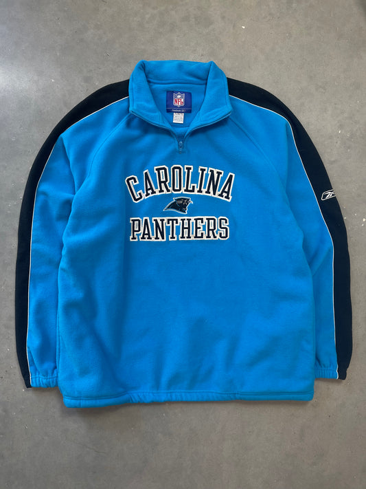 00’s Carolina Panthers Vintage Reebok Blue NFL Fleece Pullover (XL)